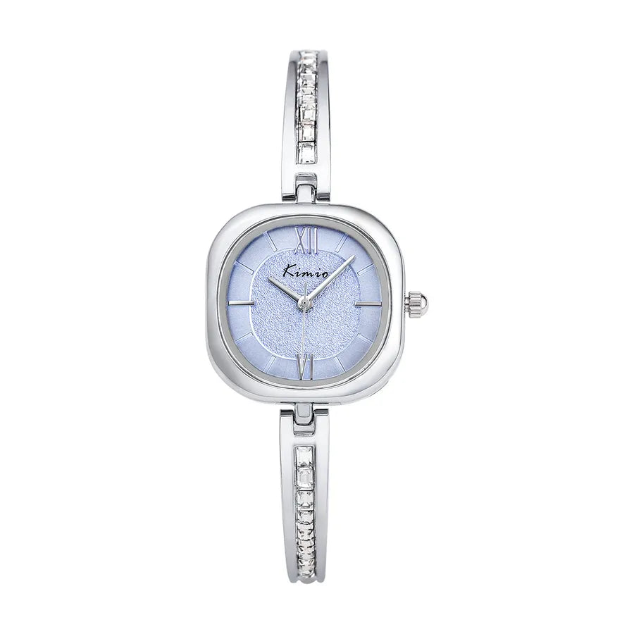 casual solid color draw pull buckle quartz women's watches