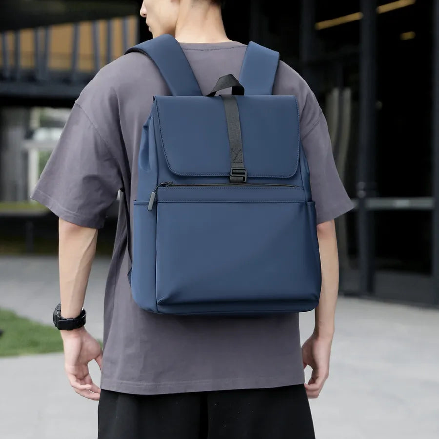 Water Repellent Solid Color Casual Party Street Laptop Backpack