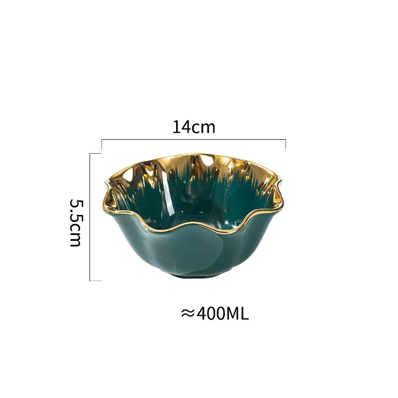 Casual Elegant Glam Solid Color ceramics plate Bowl 1 Piece