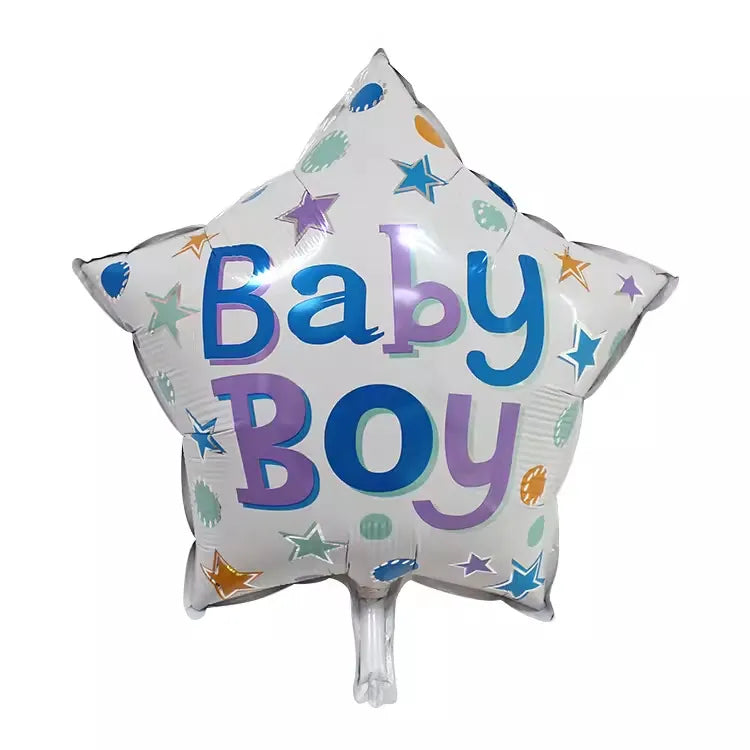 Gender Reveals Party Aluminum Film Ball Gender Male Treasure Female Treasure Bottle Birthday Party Venue Layout Aluminum Film Balloon