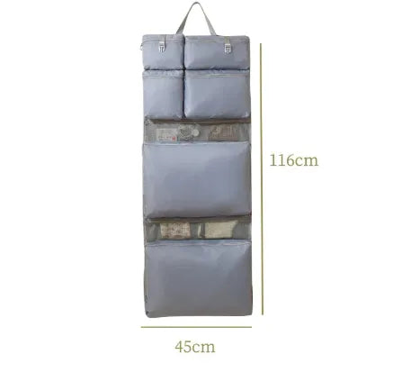 Vacation Classic Style Solid Color Diagonal cloth Storage Bag