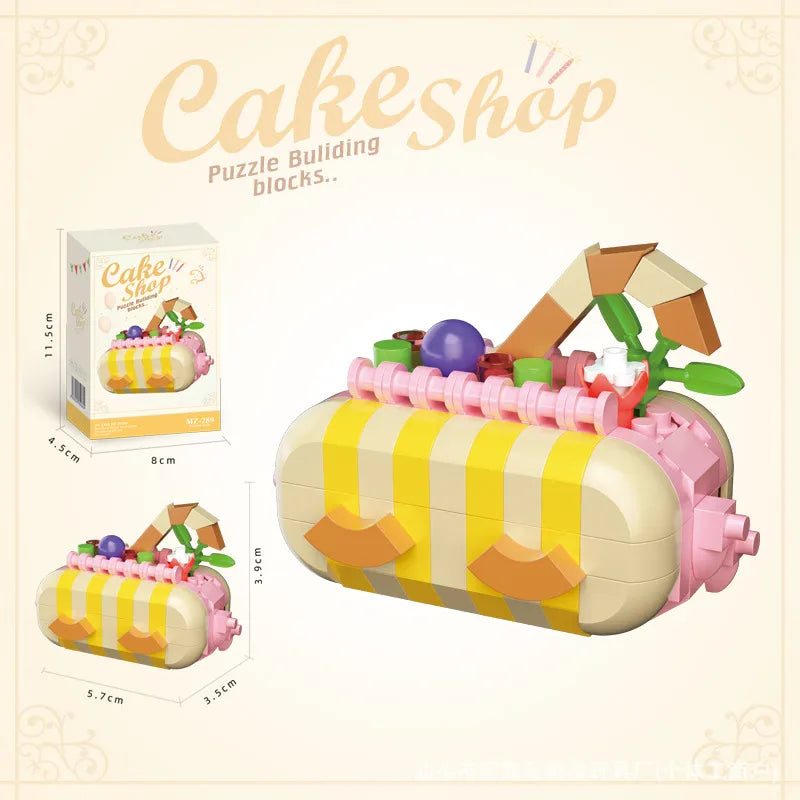 Children Unisex Cake Plastic Building Toys