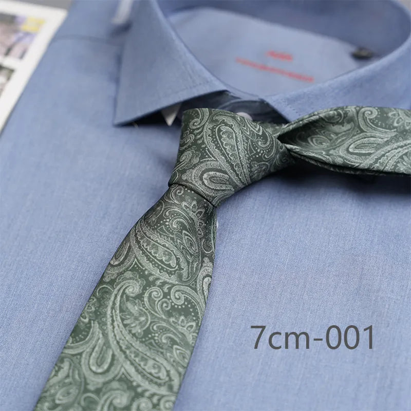 Casual Ditsy Floral Rhombus Polyester Yarn Men's Tie