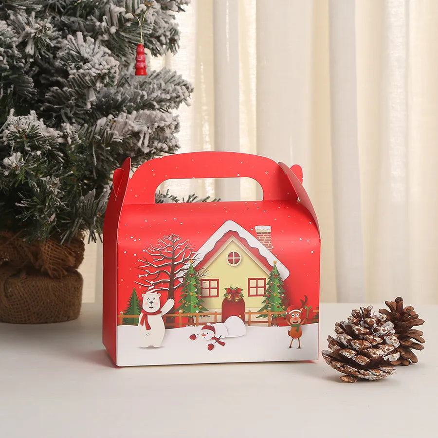 Christmas Cute Christmas Tree Santa Claus Elk Festival Gift Wrapping Supplies