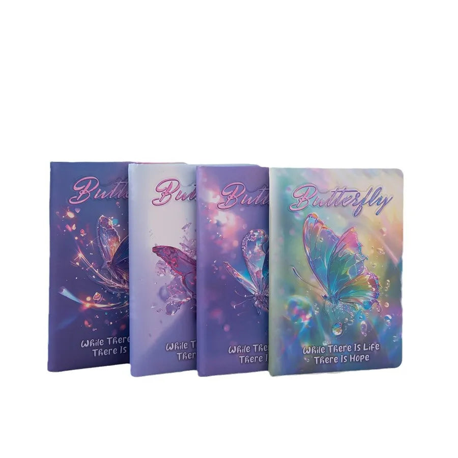 Portable Dream Butterfly Mini Notebook Elegant Portable Diary Book For Girls Handy Personalized Note Book Novelty Design