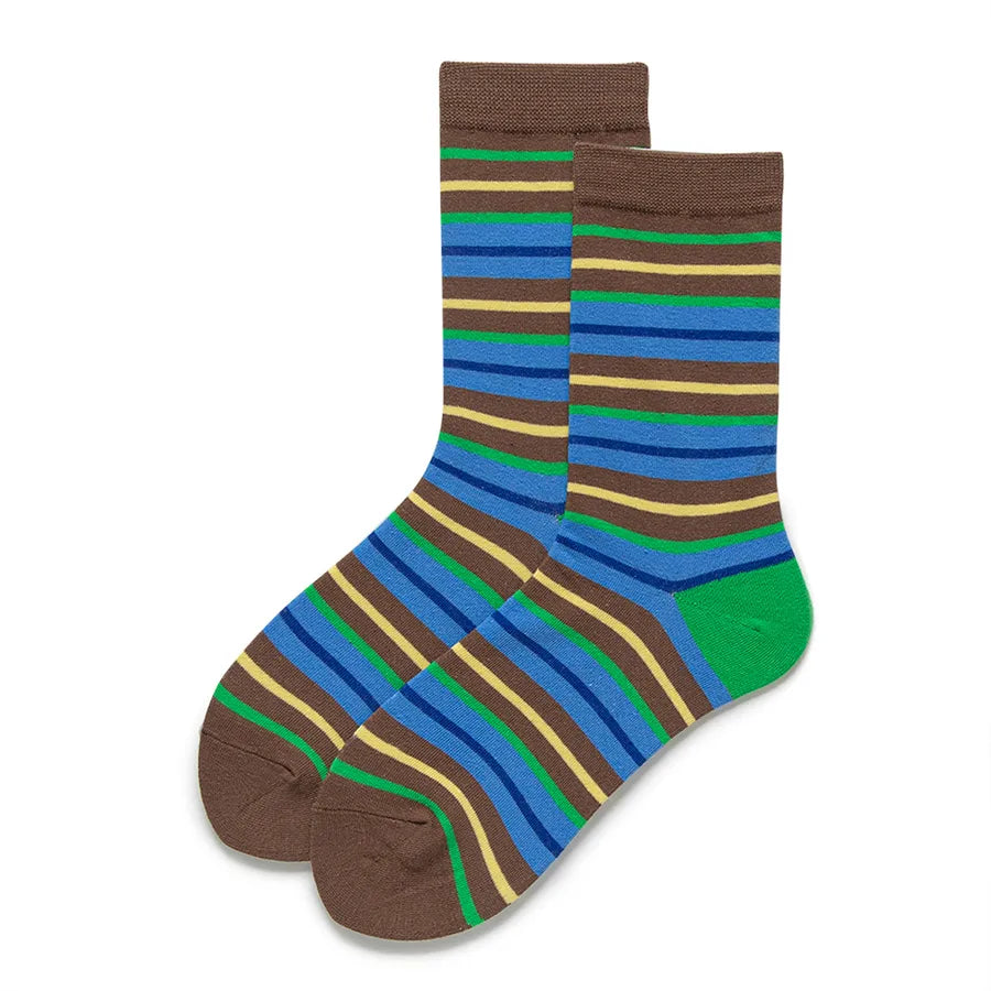 Women's Japanese Style Cartoon Cotton Crew Socks A Pair