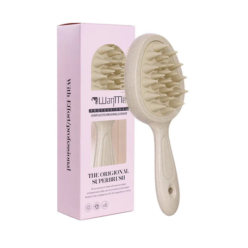 Simple Style Solid Color ABS CPU TRE Hair Comb