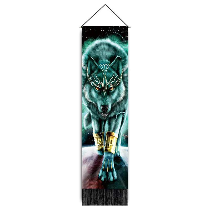 casual lion polyester tapestry artificial decorations