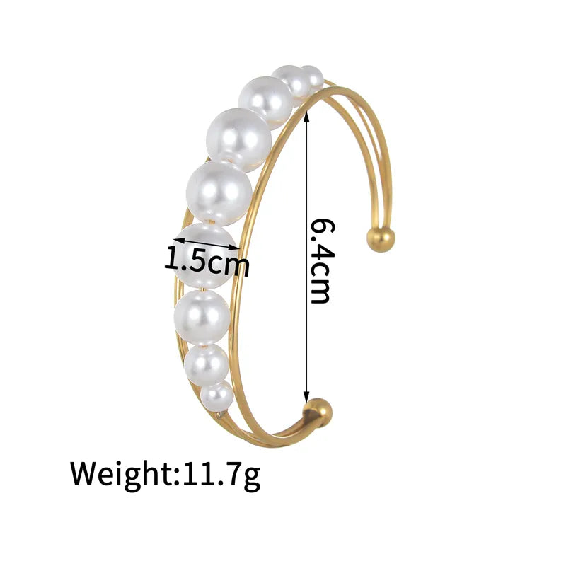Princess Sweet Artistic Round 304 Stainless Steel Bangle In Bulk