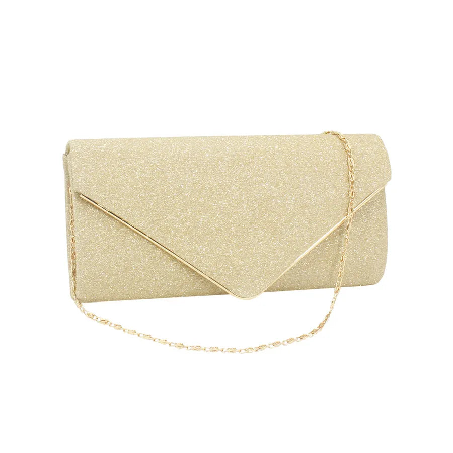 women's all seasons pu leather elegant clutch bag