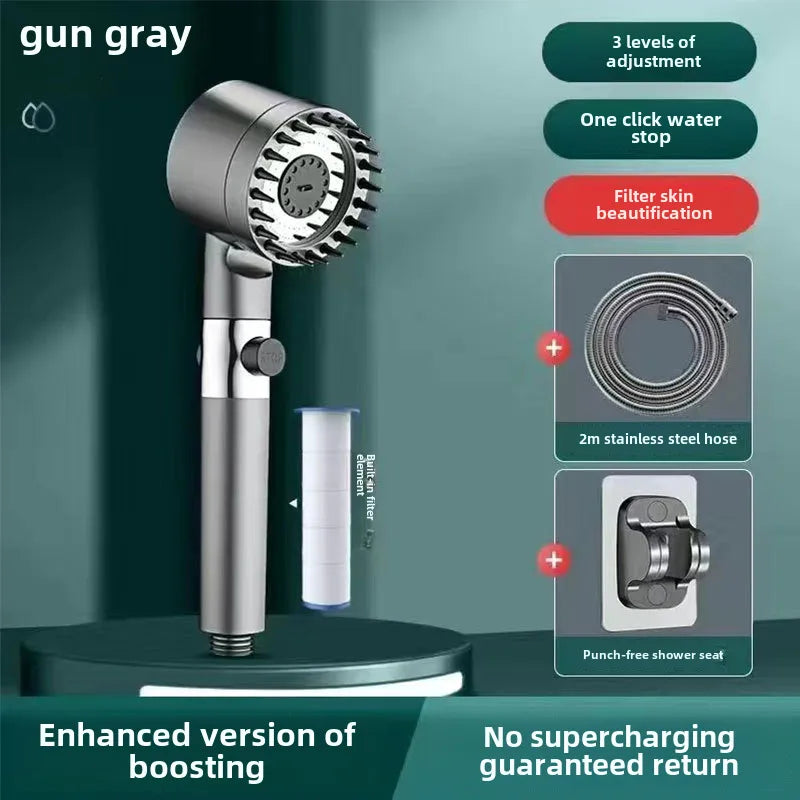 Wearing spray pressurized shower nozzle shower head suit wholesale household handheld shower head bathroom bracket wholesale