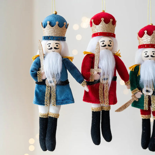 New Christmas Decorations Nutcracker Soldier Pendant Christmas Tree Decor Doll  Style Festive Accessories