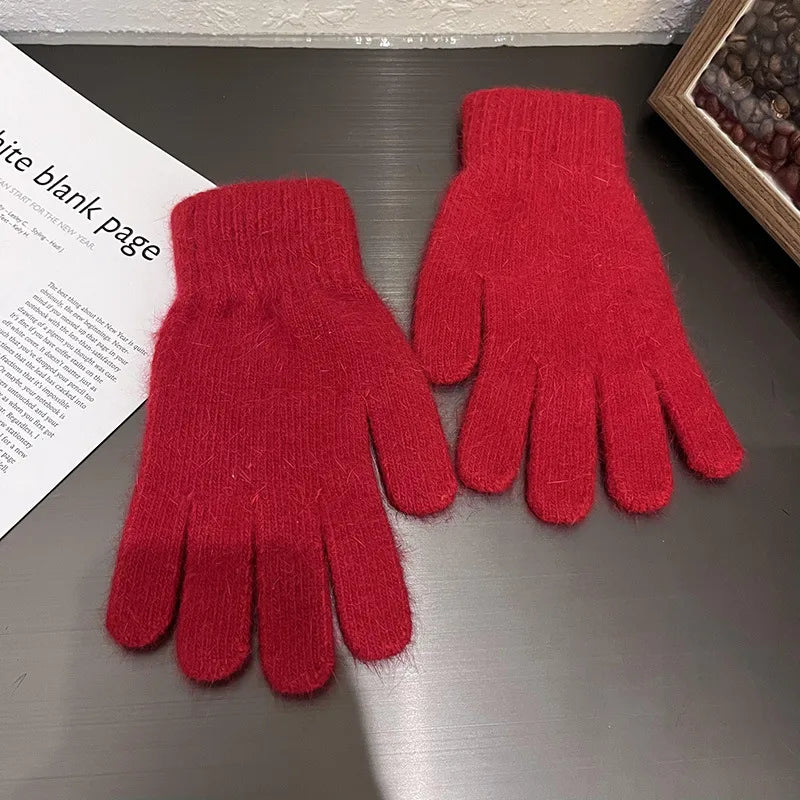 Unisex Basic Lady Simple Style Solid Color Gloves