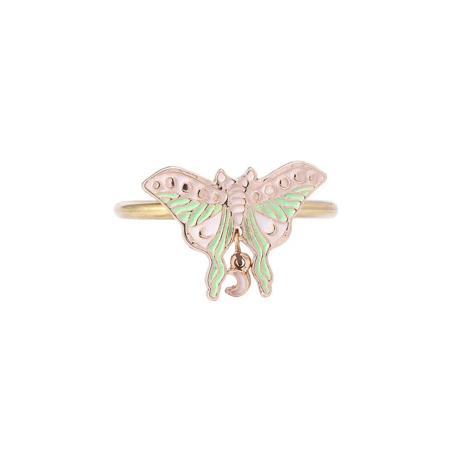 Insect Dragonfly Butterfly Zinc alloy 1 Piece