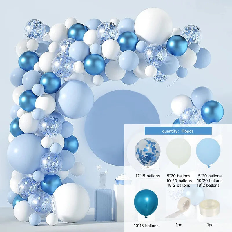 10 Series Birthday Party Decoration Balloon Suit Balloon Chain Arch Wedding Wedding Room Scene Arrangement