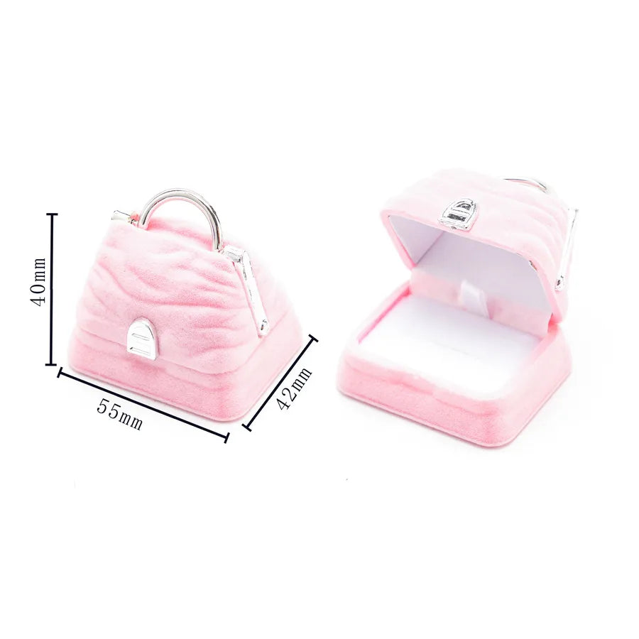 1 Piece Flannel Simple Style Classic Style Daily Angel Crown Strawberry Jewelry Boxes