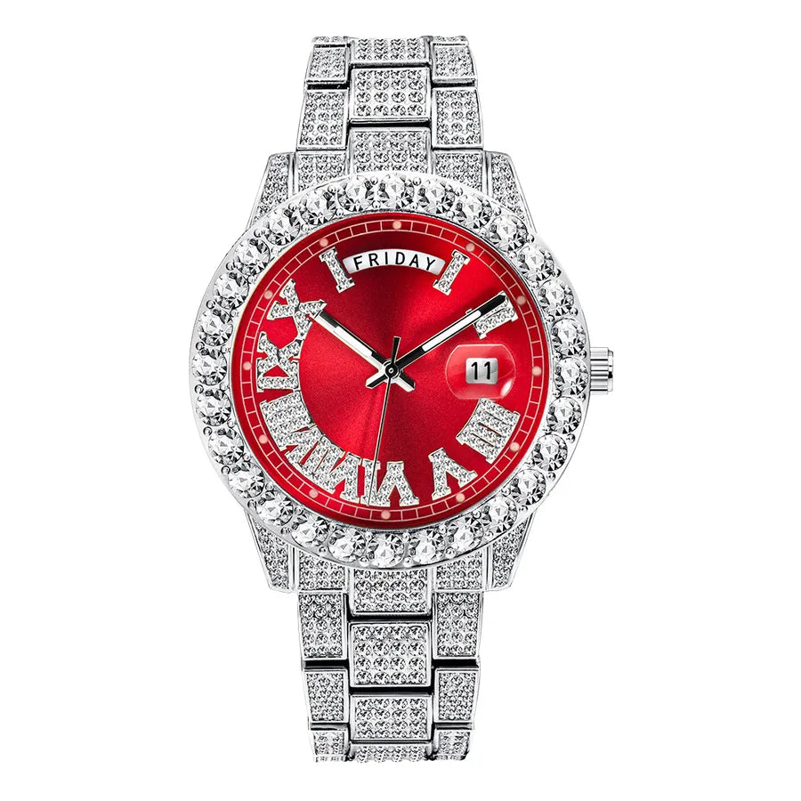 Business Geometric Butterfly Double Snap Quartz Men's Watches