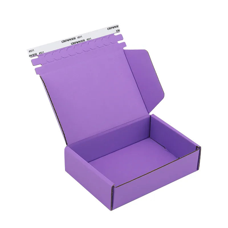 Colorful Thickened Zipper Kraft Paper Airplane Box Cosmetic Jewelry Custom Printed Gift Box Small Batch Beauty Supplies