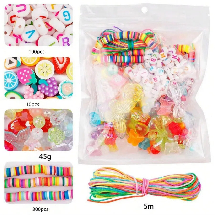 1 Set 20*30mm Diameter 10mm Diameter 5mm Hole Under 1mm Resin Letter Bow Knot Snowflake Pendant Beads rope