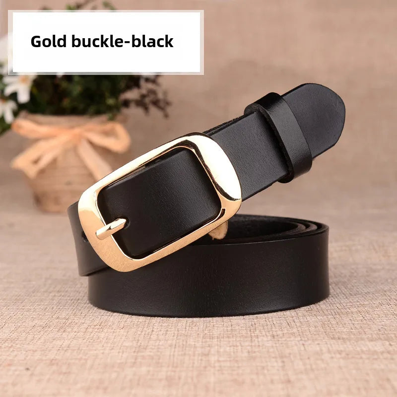 women's leather belt genuine leather women's leather casual belt decoration fashion all-matching  wholesale delivery