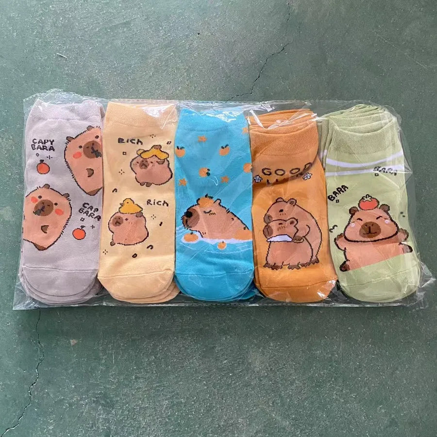 Casual Elegant Women's Dog Cotton Ankle Socks 1 Set