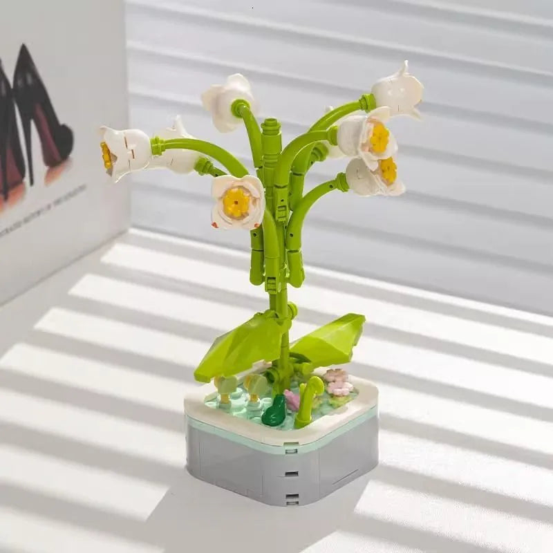 Kids(7-16Years) Children Unisex Flower ABS Building Toys Learning & Education Toys