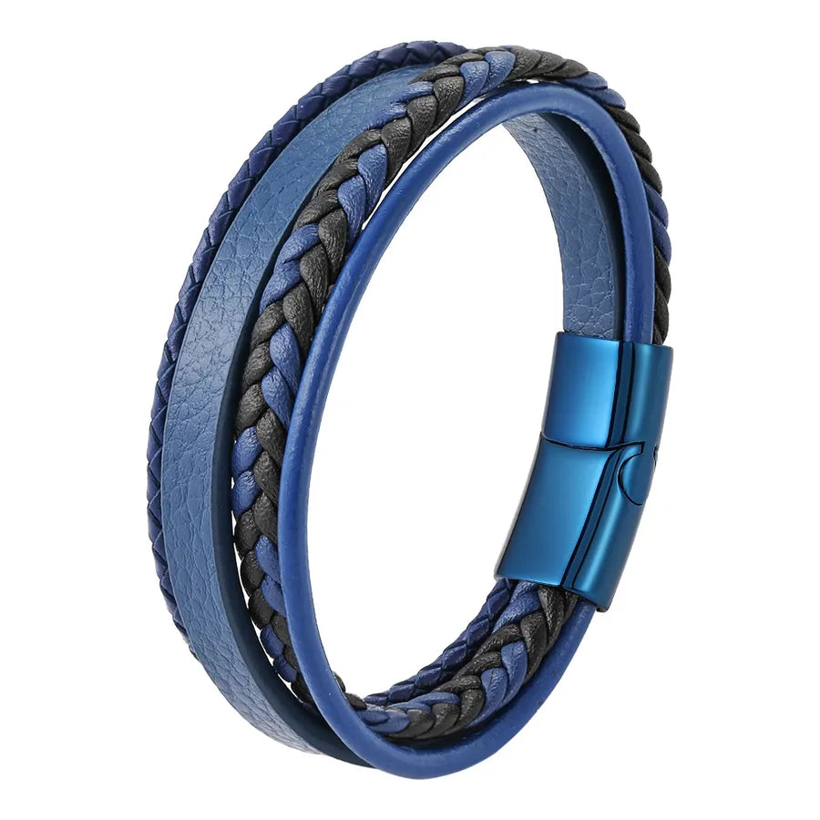 Hot Sale Original  Fashion Hand-Woven Multi-Layer Leather Cord Bracelet Men's Bracelet Ethnic Style Jewelry