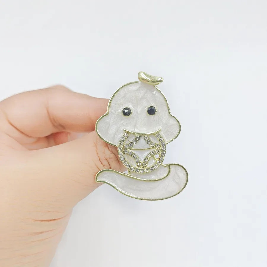 Green Chinese Style Brooch Pin Vintage High-End Tassel Creative Versatile Hanfu Cheongsam Embroidery Zinc Alloy Jewelry Accessory