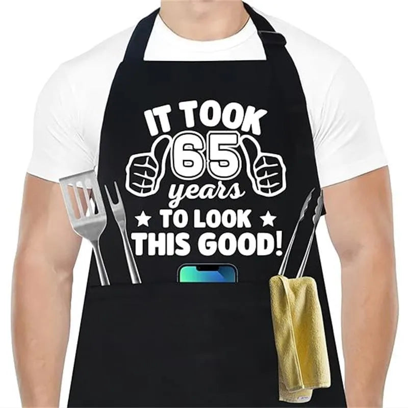 polyester apron neck uniform birthday gift anti-fouling restaurant kitchen work clothes household apron wholesale
