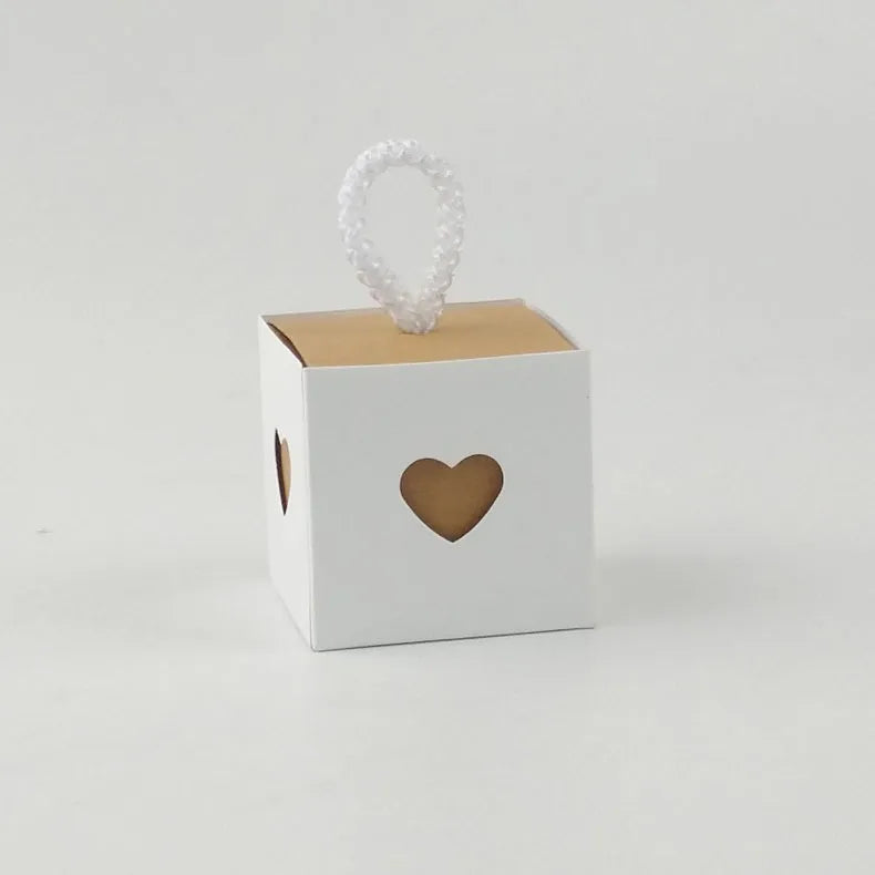 heart shape kraft paper daily gift wrapping supplies