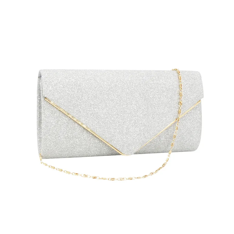women's all seasons pu leather elegant clutch bag