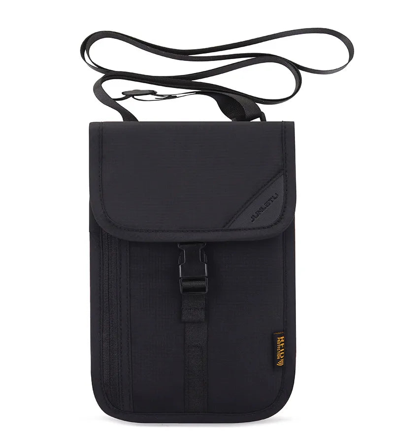 Unisex Basic Solid Color Nylon Passport Holders