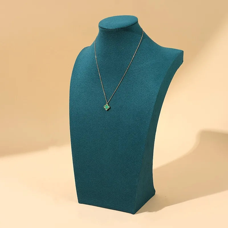 1 Piece Flannel Simple Style Solid Color Jewelry Display Bust