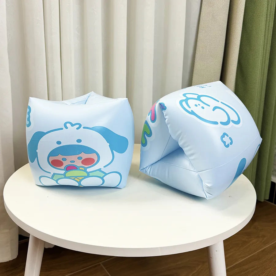 casual simple style cartoon pvc swim ring swimming accessories a pair