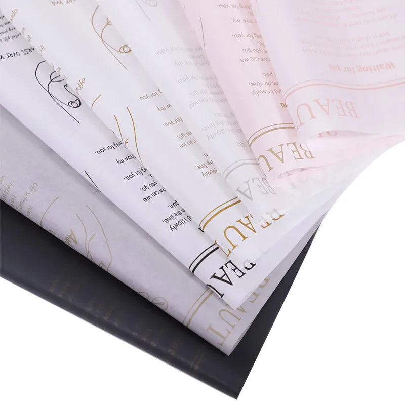 Elegant Romantic Letter Sydney Paper Daily Date Korean Floral Wrapping Paper Party Supplies Gift Wrapping Supplies 1 Pack of 20 Sheets
