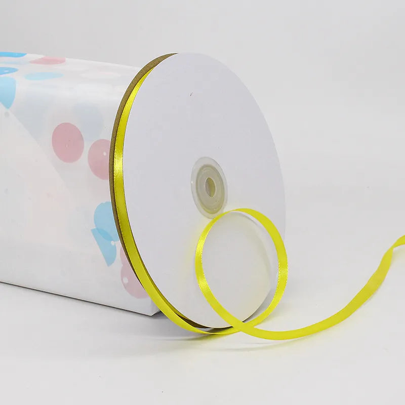 Classic Style Solid Color Polyester Wedding Birthday Party Supplies Gift Wrapping Supplies 1 Roll