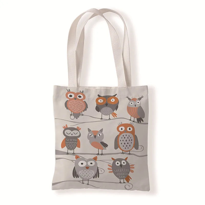 Halloween Unisex Medium Canvas Pumpkin Letter Elegant Streetwear Square Open Canvas Bag