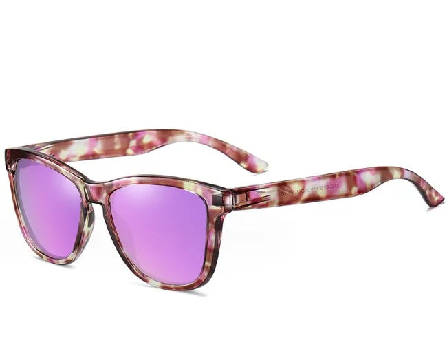 simple style flower tac square full frame men's sunglasses