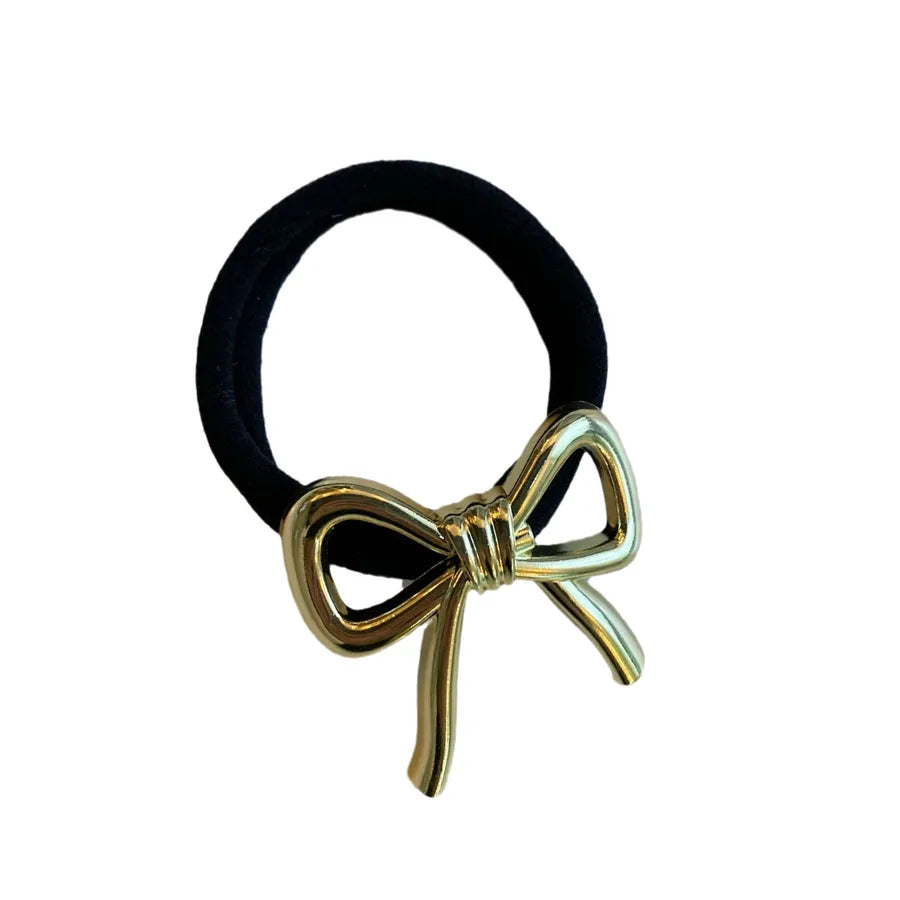 Women's New Style IG Style Bow Knot Metal Hair Tie