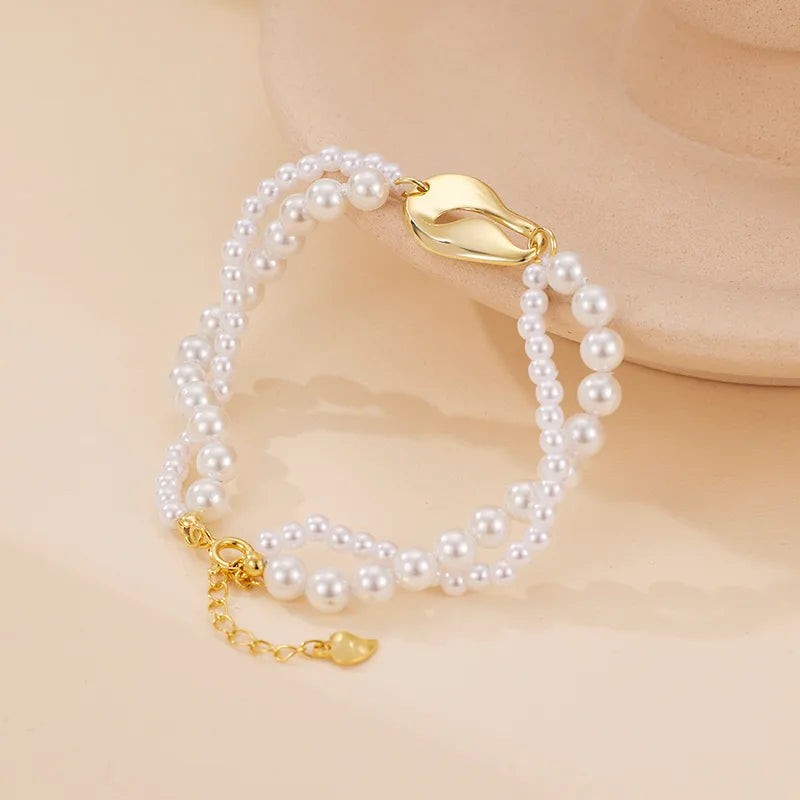 925 Sterling Silver Beaded Chain Bracelets Elegant