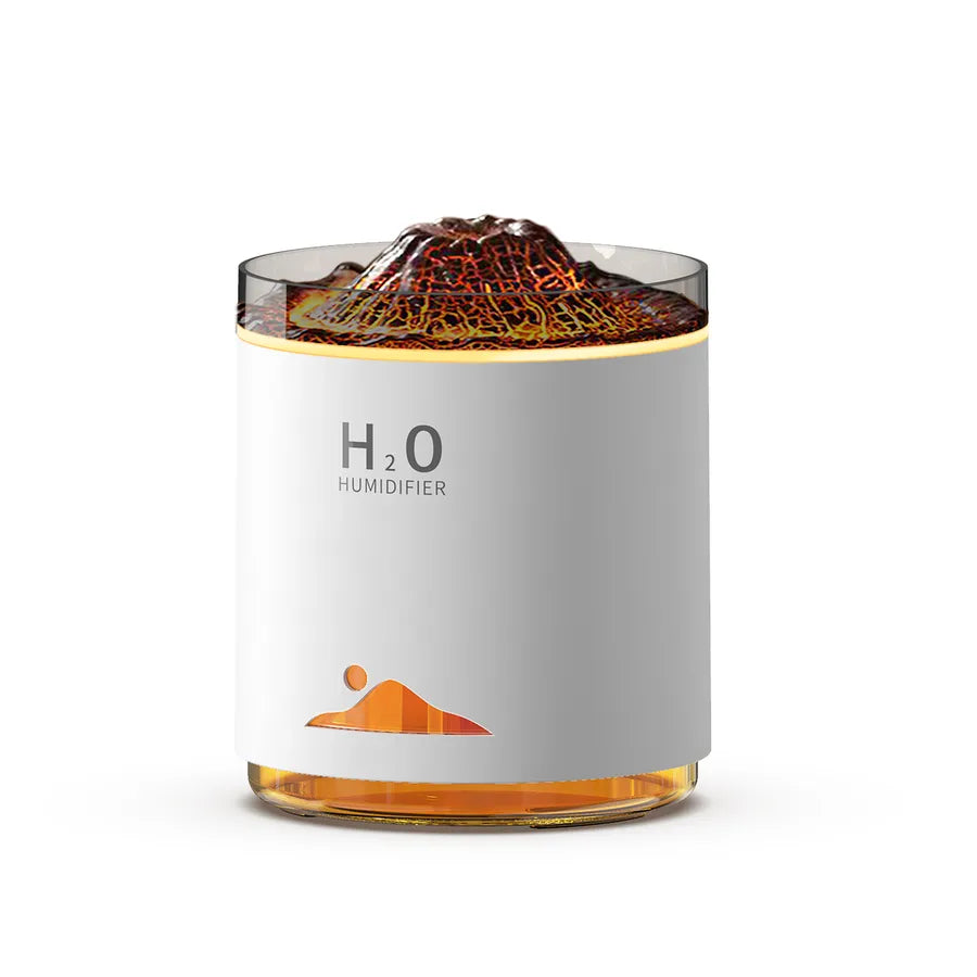 New fire charcoal simulation flame volcano aromatherapy machine desktop humidifier home indoor small diffuser humidifier