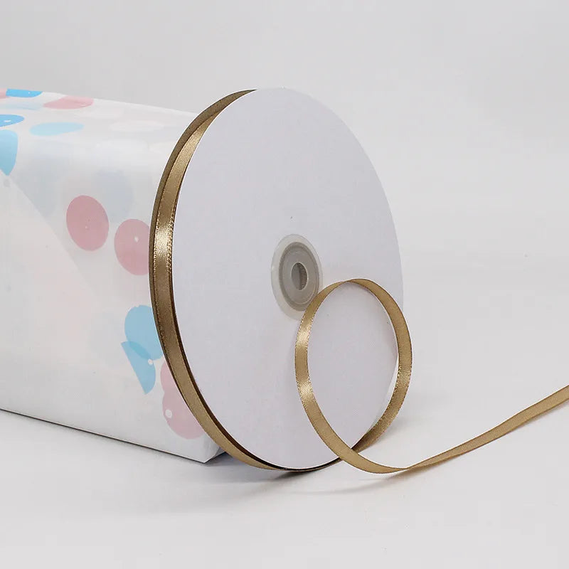 Classic Style Solid Color Polyester Wedding Birthday Party Supplies Gift Wrapping Supplies 1 Roll