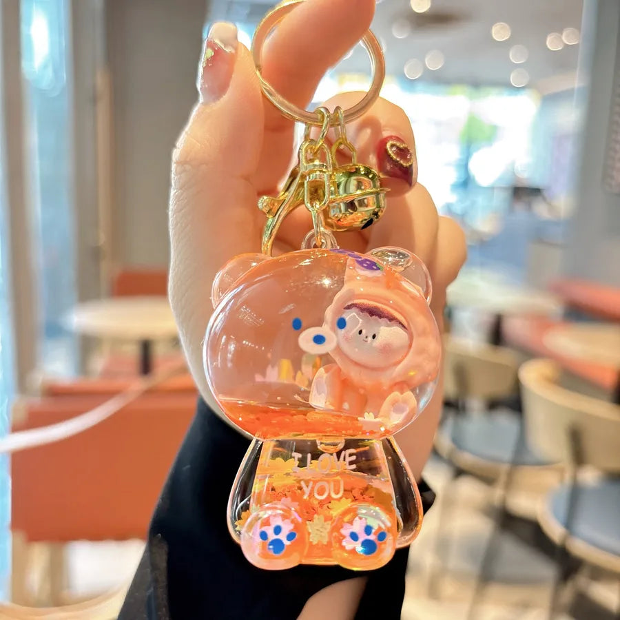 1 Piece Cute Cartoon Character Acrylic Unisex Bag Pendant Keychain