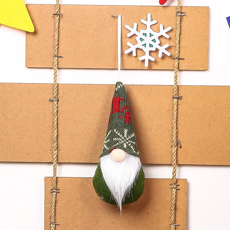 Christmas Cartoon Style Simple Style Classic Style Color Block Holiday Festival Hanging Ornaments