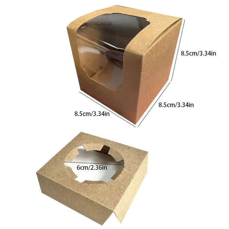Bakery Packaging Muffin Box Paper Cup Cake Box Egg Tart Box Snowy Bride Packaging Box Cake Packaging Box Western Pastries Dessert