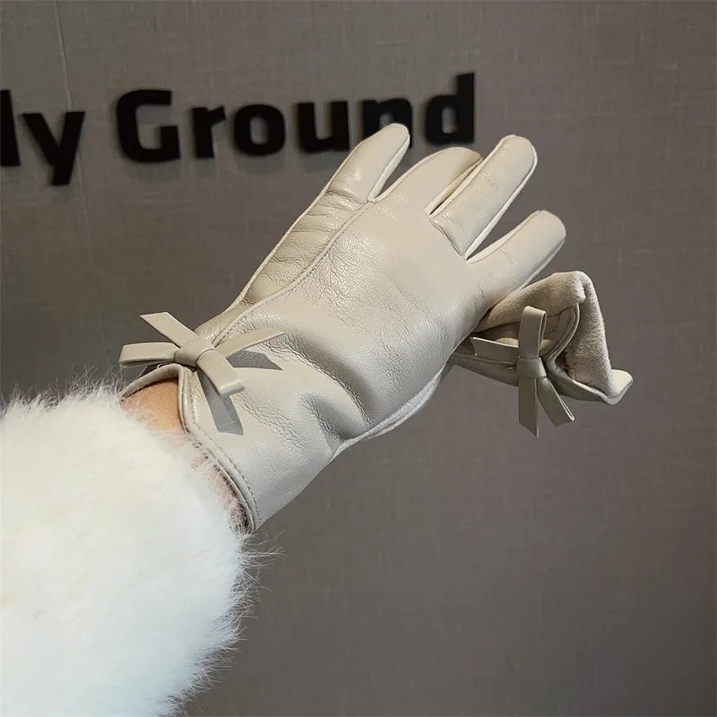 Women's Casual Elegant Simple Style Bow Knot Gloves