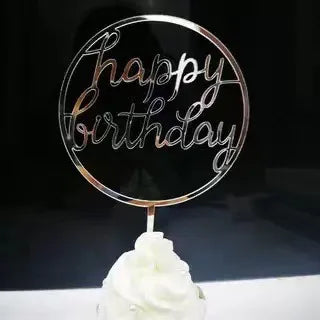 Christmas Casual Letter Heart Shape Arylic Birthday Cake Decorating Supplies Cake Decorating Supplies