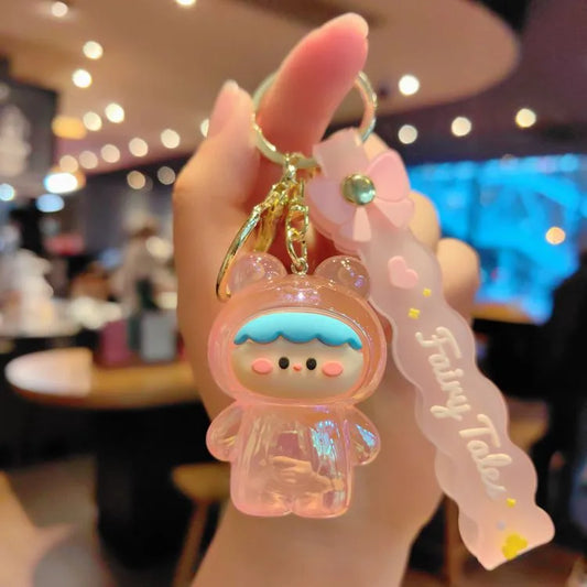 1 Piece Cute Cartoon Character Acrylic Unisex Bag Pendant Keychain