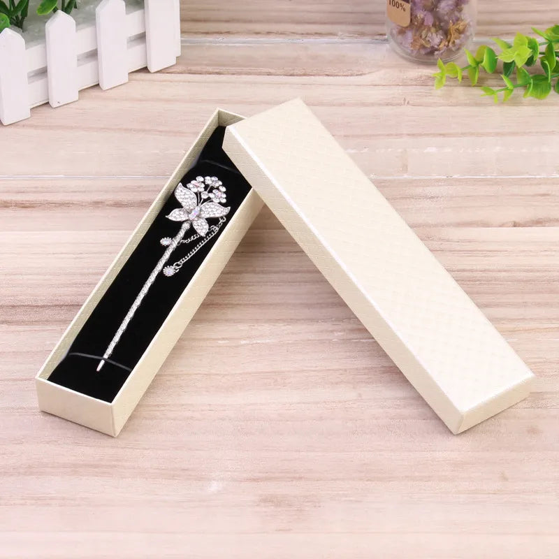 fashion solid color paper jewelry boxes 1 piece