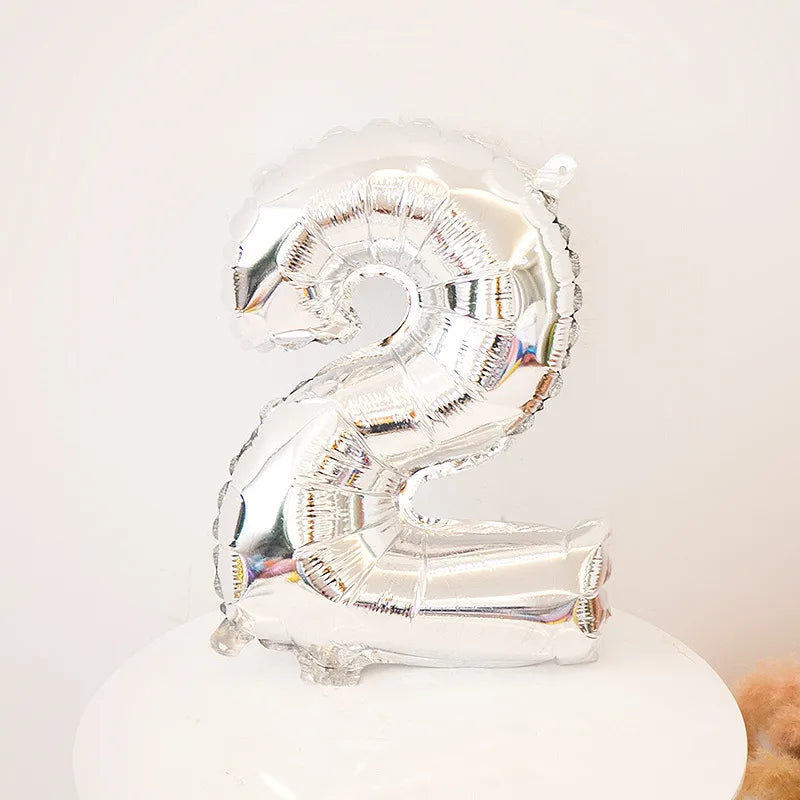 Simple Style Number Aluminum Film Party Festival Balloons